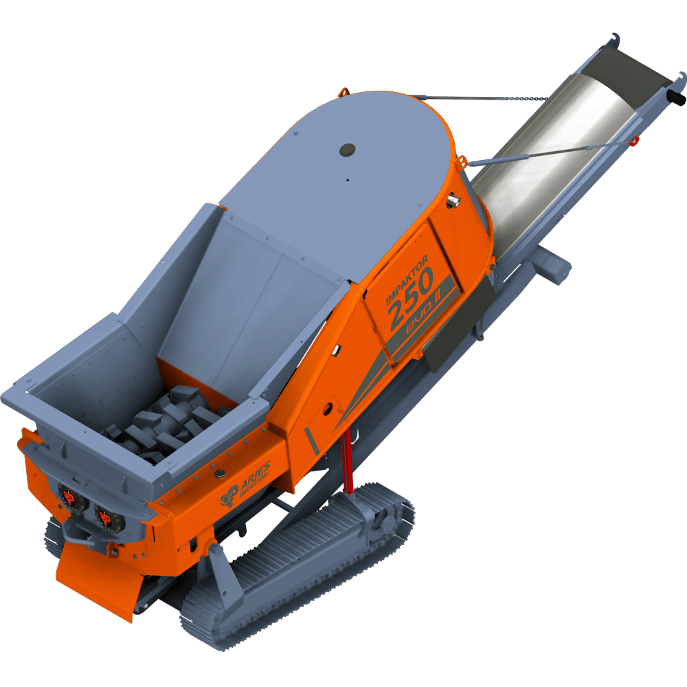 Arjes IMPAKTOR 250 EVO II - Compact twin-shaft shredder