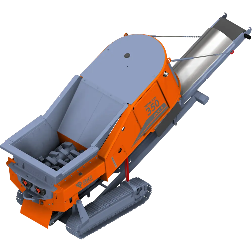 Arjes IMPAKTOR 350 EVO II - Compact twin-shaft shredder
