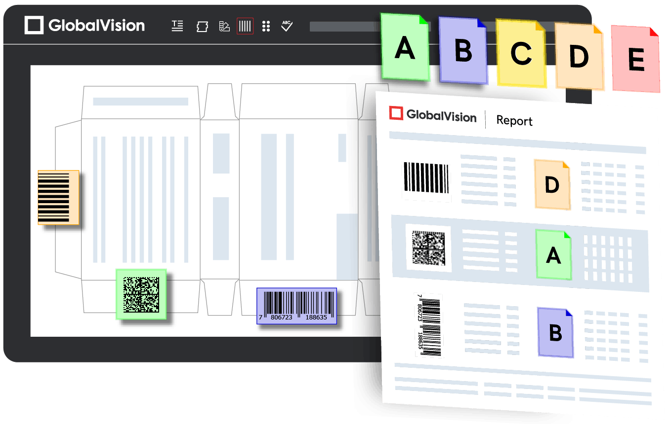 GlobalVision Barcode Inspection - Barcode and QR verification