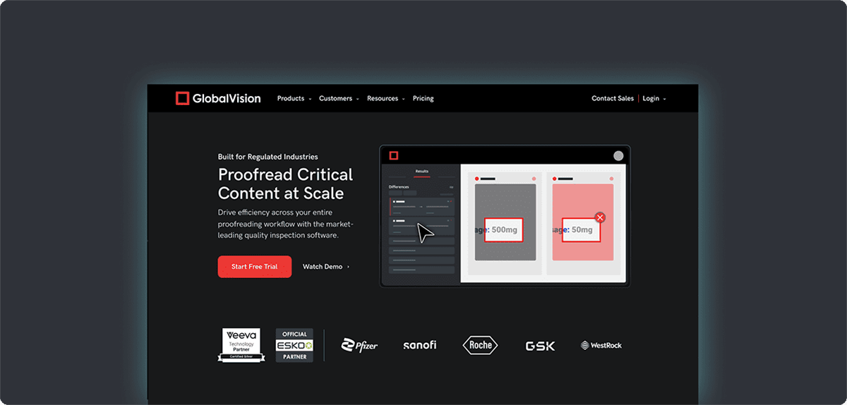 GlobalVision Print Inspection - Quality control software