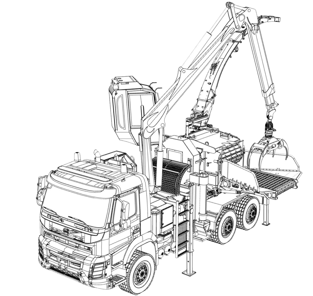 Wüst SMC-812 CCL - Container chipper